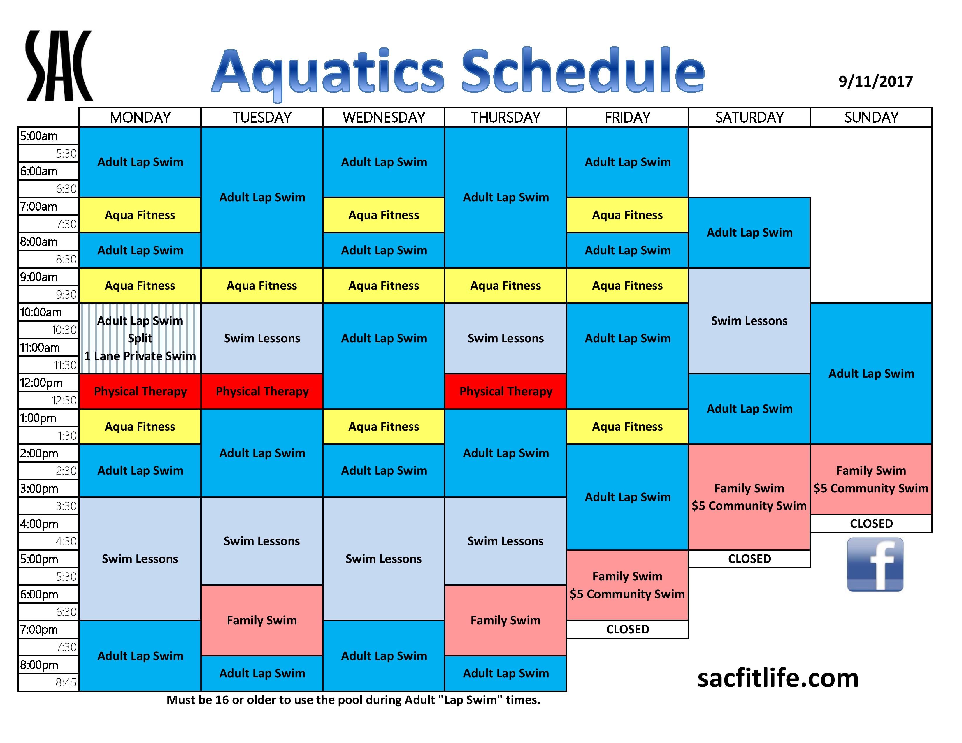 pool schedule stillaguamish athletic club